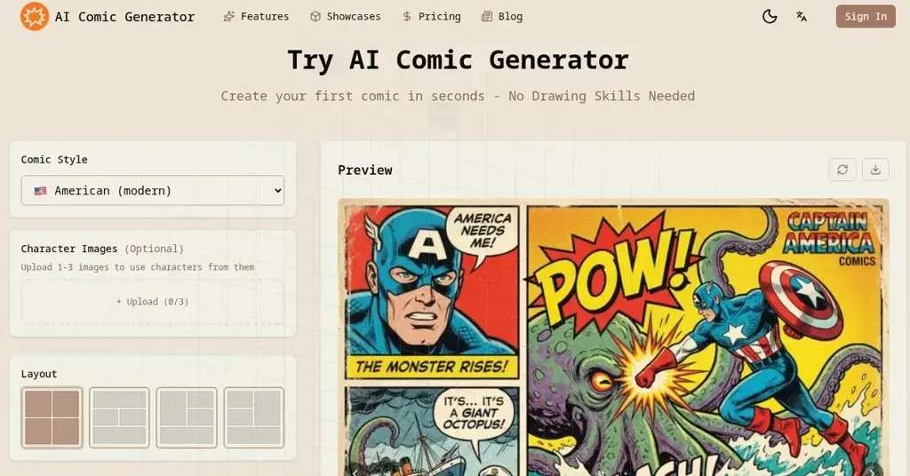 AI Comic Generator best image number 11