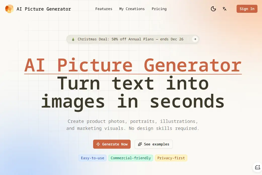 AI Picture Generator product image