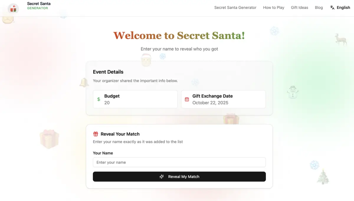 Secret Santa Generator image number 21